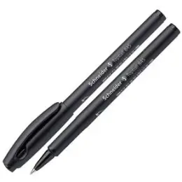 Tintenroller Schneider 184501 Topball 845 0,3mm, Edelstahlspitze, mit Kappe, schwarz, Pack 10 Stk