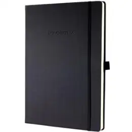 Notizbuch Sigel CO111 Conceptum A4 (213 x 295 mm), kariert, Hardcover, schwarz