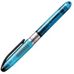 Textmarker Stabilo 545/31 Navigator 1-4mm, Keilspitze, blau, Pack 10 Stk