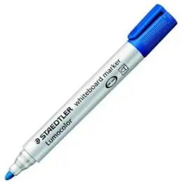 Whiteboardmarker Staedtler 351-3 Lumocolor 2mm, Rundspitze, blau