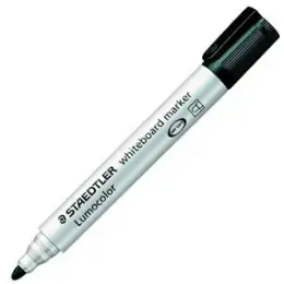 Whiteboardmarker Staedtler 351-9 Lumocolor 2mm, Rundspitze, schwarz