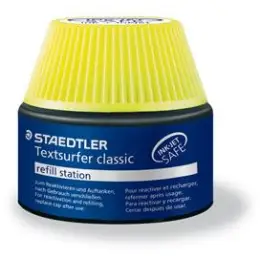 Textmarker-Nachfülltusche Staedtler 48864-1 488 64-1 Textsurfer classic gelb, für Textmarker classic 364, Pack 4 x 30ml