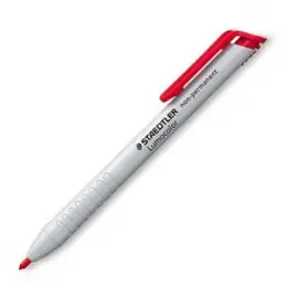Druckstift Staedtler 768N-2 768 N-2 Lumocolor non-permanent omnichrom rot, Pack 5 Stk