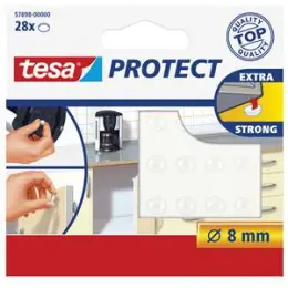 Rutschstopper Tesa 57898-00000-01 Protect rund 8mm extra strong, Pack 28 Stk