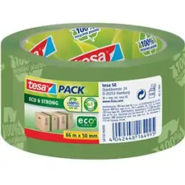 Packband Tesa 58156-00000-00 tesapack Eco & Strong 50 mm x 66 m, Kunststoff (PP), grün