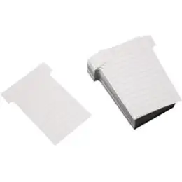 T-Karten Ultradex 542158 60 x 85 mm, 1-seitig liniert, Farbe: 58 weiß, Pack 100 Stk