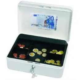 Geldkassette Wedo 145300H 145 300H H-Serie Metall, Größe 3, weiß