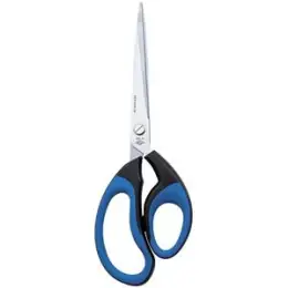 Schere Wedo 98910 989 10 Soft-Cut Premium Line Länge: 25,5 cm, Gummigriff schwarz/blau Edelstahl