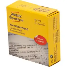 Korrekturband Avery Zweckform 3515 21,1mmx15m ZW, Pack 5 Stk