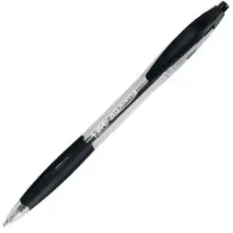 Kugelschreiber Bic 887132 Atlantis Classic 0,4mm (M), Wechselmine, Druckmechanik, dokumentenecht, schwarz