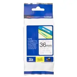 Schriftband-Kassette Brother TZe-161 schwarz auf transparent 36mm/8m laminiert