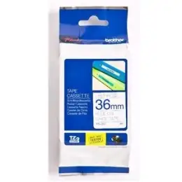 Schriftband-Kassette Brother TZe-263 blau auf weiß 36mm/8m laminiert