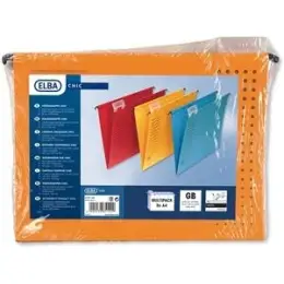 Hängemappe Elba 100560143 85801GB Chic Ultimate A4, Canson Karton 240g, gelb, Pack 5 Stk