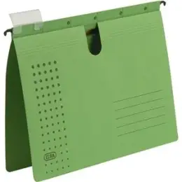 Hängehefter Elba 100552109 85802GN Chic Ultimate A4, Canson Karton 240g, Schnellhefter-Mechanik, grün, Pack 5 Stk