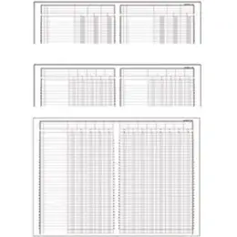 Spaltenbuch Exacompta 17040E 4-Spalten, A4, 40 Blatt, Karton de Lyon