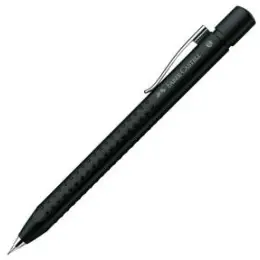 Druckbleistift Faber-Castell 131287 Grip 2011 0.7 Minenstärke: 0,7mm, Schaftfarbe: schwarz-matt, Pack 5 Stk