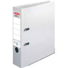 Ordner Herlitz 300002748 10841559 maX.file nature+ A4, 80mm, Pappe/Kraftpapier, weiß