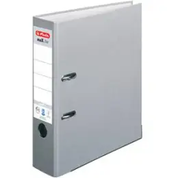 Ordner Herlitz 300002749 10841567 maX.file nature+ A4, 80mm, Pappe/Kraftpapier, grau, Pack 20 Stk