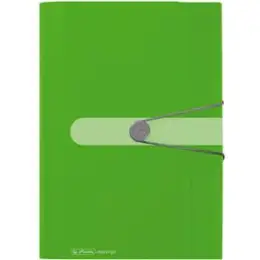 Fächermappe Herlitz 300000713 11209517 easy orga für A4, Kunststoff (PP), 12 Fächer, apfel