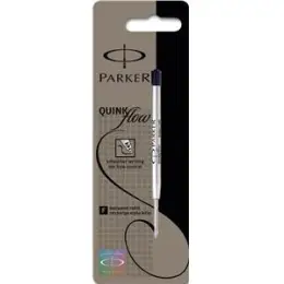 Kugelschreibermine Parker 1950367 Quinkflow F, dokumentenecht, schwarz