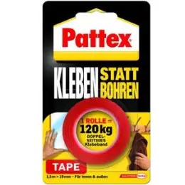Klebeband Pattex PXMT2 doppelseitig 19mmx1,5m