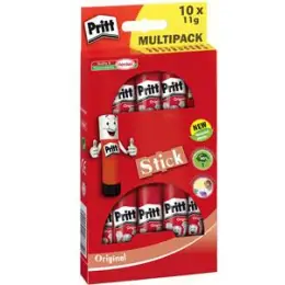 Klebestift Pritt PS4BF WA11 Bonuspack 11g, ohne Lösungsmittel, Pack 10 Stk