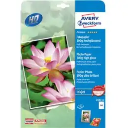 Fotopapier Avery Zweckform 2482-20 A4 300g Premium hochglänzend, Pack 20 Blatt