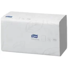 Papierhandtücher Tork 290163 H3 Advanced weiß, 2-lagig, 25x23cm Zickzack, Pack 3750 Stk