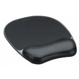 Mausunterlage Fellowes 9112101 Crystal Gel 200x230x25mm schwarz mit Handgelenkauflage