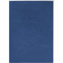 Kartondeckel Fellowes 5371305 A4 250g Lederstruktur royalblau, Pack 100 Stk