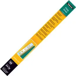 Abheftstreifen Fellowes 5360501 A4 3:1-Teilung, 34 Schlaufen, für Drahtbindung, Pack 100 Stk