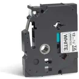 Schriftband-Kassette Brother TZe-231CIV schwarz auf weiß 12mm/8m laminiert, Pack 20 Stk