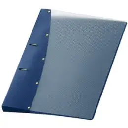 Ringbuch Veloflex 1141450 Diamond A4, 2 Ringe Ø 20 mm, PP Vollkunststoff, D-Ring-Mechanik, blau, Pack 12 Stk