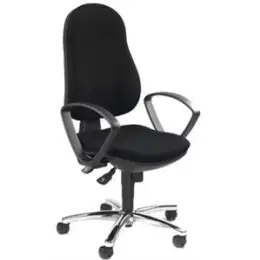 Bürodrehstuhl Topstar 8929G20 Synchro Steel schwarz, inkl. Armlehne B2