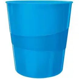 Papierkorb Leitz 5278-10-36 52781036 Wow 15 Liter blau, Pack 6 Stk