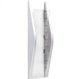 Wand-Prospekthalter Helit H6270300 4Fach 1/3 A4 silber Wandmontage 165x540x80mm
