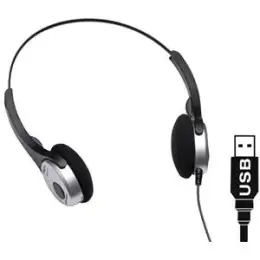 Kopfhörer Grundig PCC5653 Digta 565 USB Überkopfbügel, mit Schnelltrennkupplung, USB-Stecker