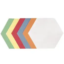 Moderationskarten Franken UMZH171999 UMZH 1719 99 Waben 19x16,5cm farbig sortiert, Pack 250 Stk