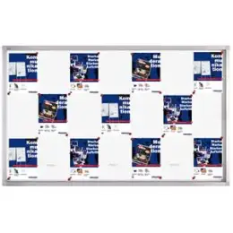 Glas-Schaukasten Franken SK6121 Innenbereich, magnetisch, Schiebetür, 99x161,5x4,6cm