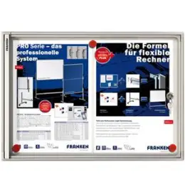 Flachschaukasten Franken FSA2 Innenbereich, magnetisch, Flügeltür, 37x51x3cm