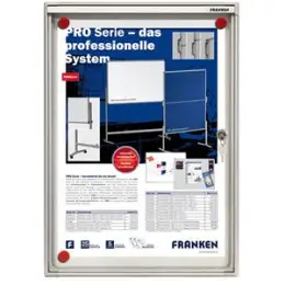 Flachschaukasten Franken FSA1 Innenbereich, magnetisch, Flügeltür, 37x28x3cm