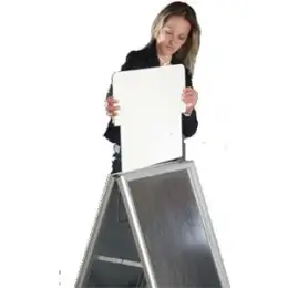 Plakatständer Franken BSAW Topschild 63,8x30cm, für bsa1