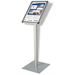 Präsentationsständer Franken BS0904 A3 hoch, Aluminium, silber