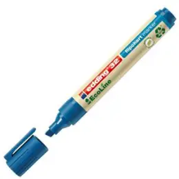 Flipchartmarker Edding 32 EcoLine 4-32003 1-5mm, Keilspitze, blau