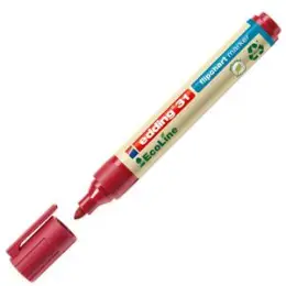 Flipchartmarker Edding 31 EcoLine 4-31002 1,5-3mm, Rundspitze, rot