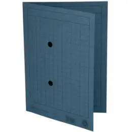 Umlaufmappe Elba 100091657 35461BL A4, Manilakarton 250g, blau