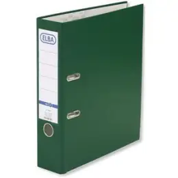 Ordner Elba 100202157 10456GN smart Pro A4, 80mm, Pappe/PP-Folie, Wechselfenster, grün