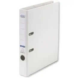 Ordner Elba 100023262 10453WE smart Pro A4, 50mm, Pappe/PP-Folie, Wechselfenster, weiß