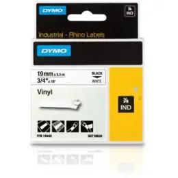 Schriftband-Kassette Dymo S0718620 18445 Rhino 19mm x 5,5m, schwarz auf weiß