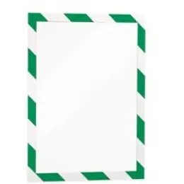 Magnetrahmen Durable 4944-131 4944131 Duraframe Security A4 grün/weiß selbstklebend, Pack 2 Stk